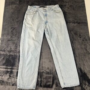 Levi's SilverTab Jeans Mens 38x34 Light Wash Straight Relaxed Baggy Vintage 90s
